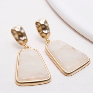 New Bridgerton Inspired Style Earrings Teardrop Earrings Gold Statement earrings